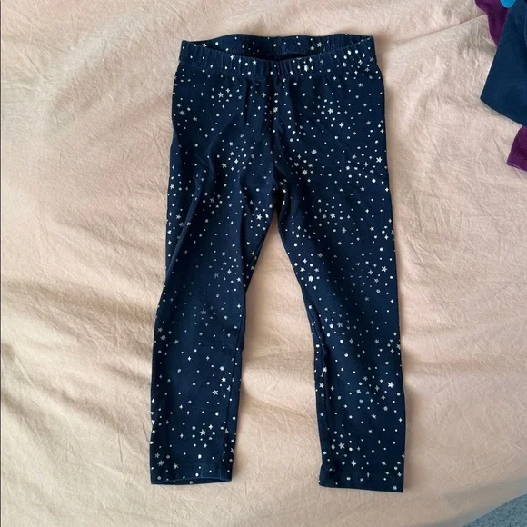 LOT of 6 Cat & Jack Toddler Girl Leggings 2T Bundle Basics - Picture 4 of 10